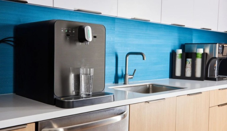 Touchless Sparkling Water Dispenser On Counter
